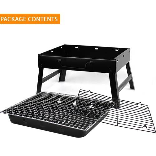 Portable folding charcoal bbq - portable,