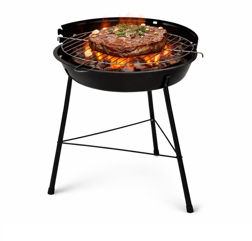 33cm round charcoal bbq grill - round,
