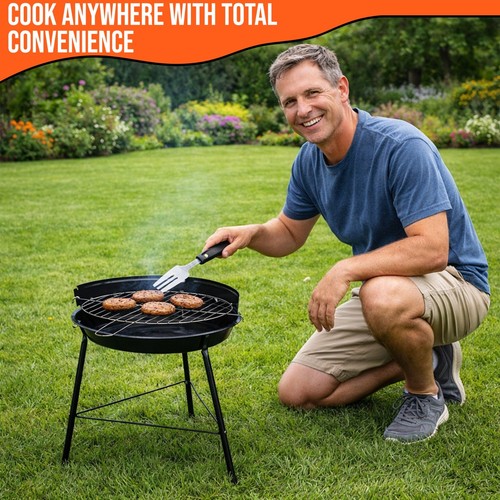 33cm portable charcoal - portable, grill