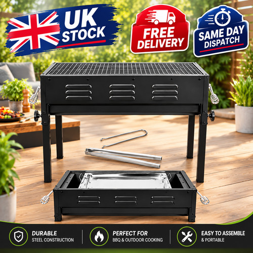 Portable charcoal bbq grill - charcoal,