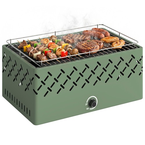 Outsunny portable charcoal bbq - portable,