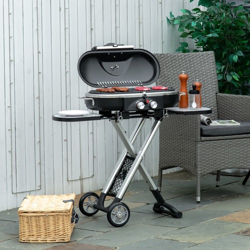 Foldable gas barbecue - foldable,