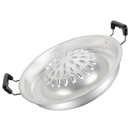 Portable aluminum grill pan - aluminum,