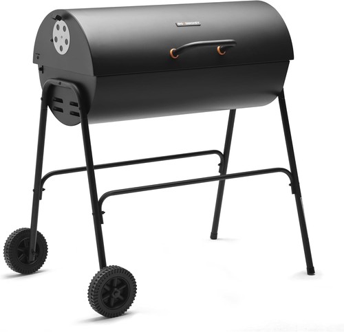Big smokey charcoal bbq - bbq, barrel