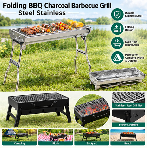 Folding bbq charcoal - folding,
