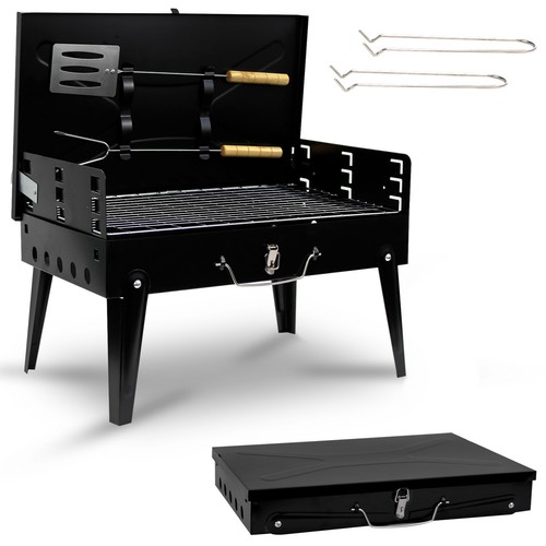 Portable folding charcoal - folding, bbq