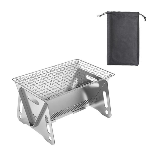 Folding bbq charcoal barbecue - folding,