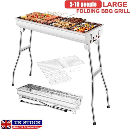 Folding charcoal bbq grill - charcoal,