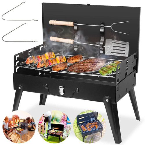 Portable folding charcoal bbq - folding,