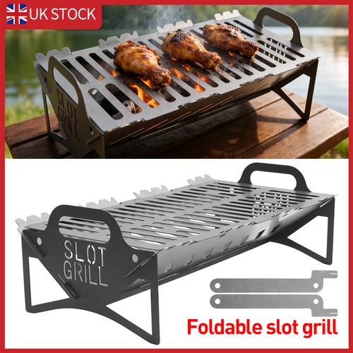 Portable folding charcoal bbq - charcoal,