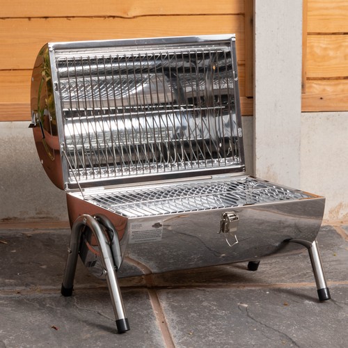 Portable barrel style charcoal - barrel,