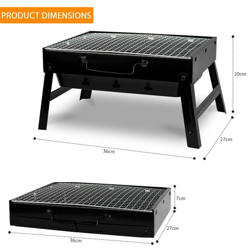 Portable folding charcoal - portable, bbq