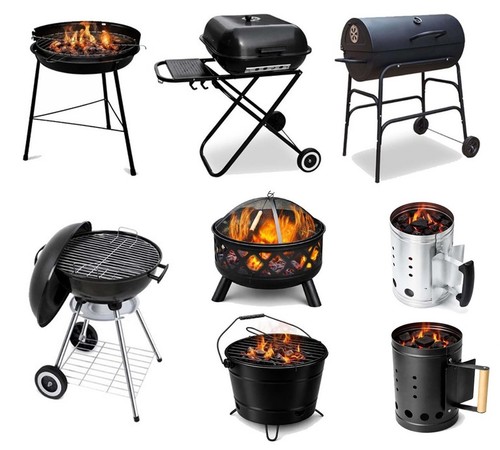 Portable charcoal bbq grill - bbq,
