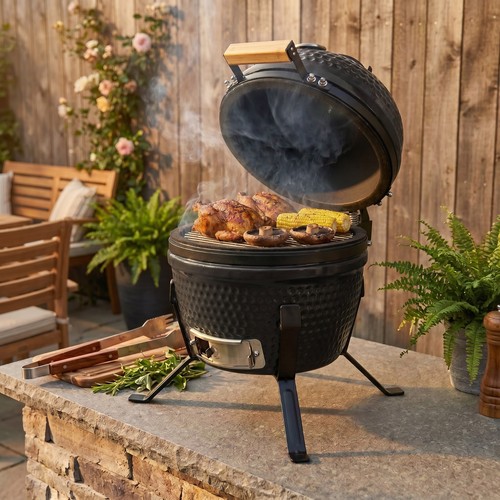 Kamado egg ceramic charcoal - ceramic,