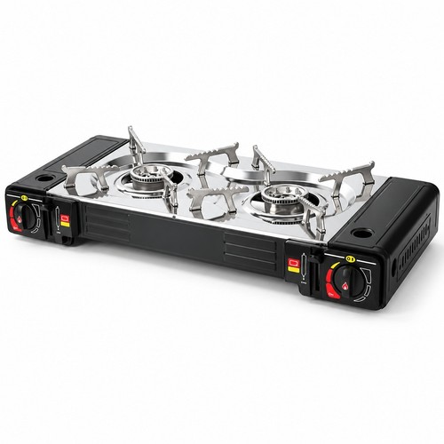 Portable double burner - portable,