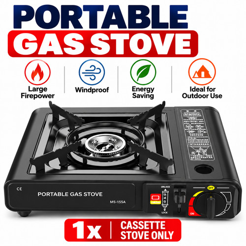 Portable camping gas - portable, stove