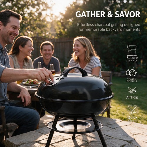 Portable charcoal bbq - bbq, grill