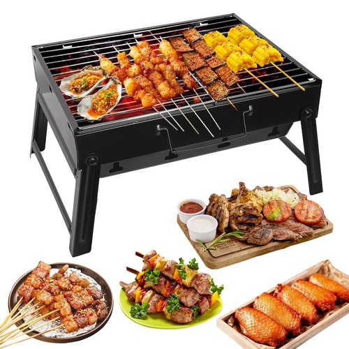 Portable folding charcoal bbq - portable,