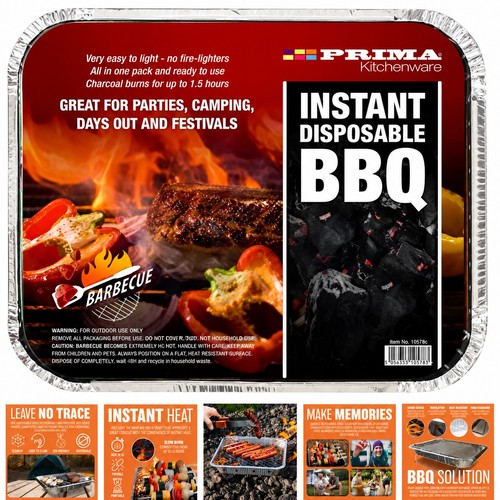 Instant portable bbq - x,