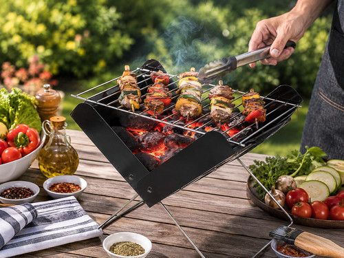 Portable charcoal bbq - bbq, grill