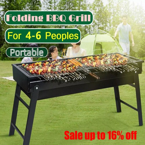 Large portable folding bbq - portable,